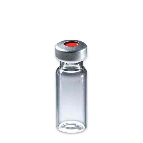 14439. SEPTA DE PTFE ROJO/SILICON BLANCO C/TAPON DE ALUMINIO PLATEADO 11MM PAQUETE C/100 PIEZAS - THERMO SCIENTIFIC