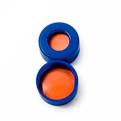 6413. TAPA TEFLON/SILICON AZUL 11MM C/SEPTA, APERTURA 6MM - THERMO SCIENTIFIC