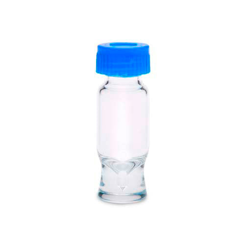 14493. VIAL VIDRIO CLARO 2ML, 9MM BOCA ANCHA, CERTIFICADO C/TAPON DE ROSCA GRIS C/100 - THERMO SCIENTIFIC