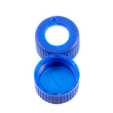 29829. TAPON DE ROSCA 9MM SURESTART C/SEPTA DE SILICONA BLANCA /TEFLON AZUL C/100 THERMO SCIENTIFIC