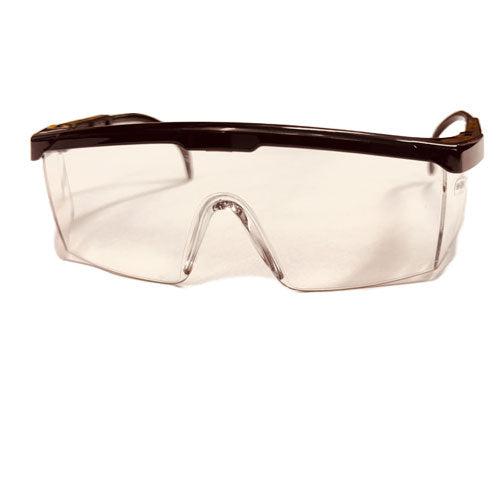 31662. LENTES DE SEGURIDAD DE POLICARBONATO CLARO ANTI UV, ANTIEMPAÑO C/ARMAZON DE NYLON CLARO C/10 HERHILD