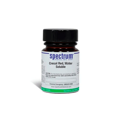 25196. ROJO CRESOL SOLUBLE EN AGUA 25GR SPECTRUM CHEMICAL