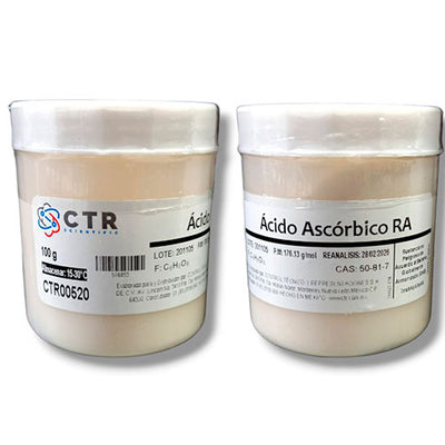 50902. ACIDO ASCORBICO RA PLASTICO 100GR - CTR