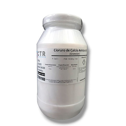 50292. CLORURO DE CALCIO ANHIDRO GRANULADO RA PLASTICO 2.5KG - CTR