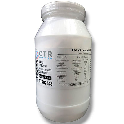 50310. DEXTROSA ANHIDRA USP PLASTICO 2.5KG - CTR