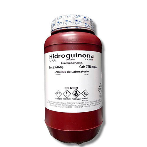 24547. HIDROQUINONA CRISTALES 500GR CTR