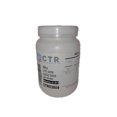 50939. NITRATO DE SODIO RA PLASTICO 500GR CTR