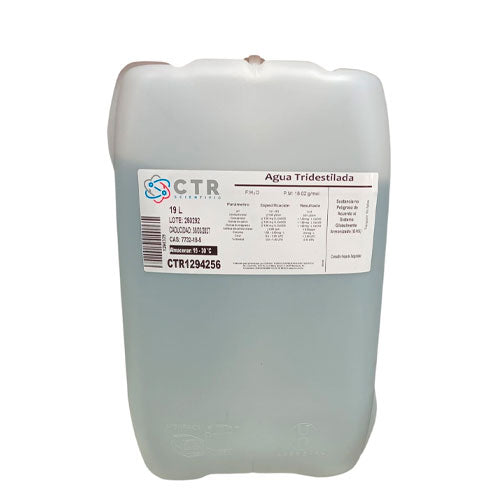 51457. AGUA TRIDESTILADA PORRON 19LT - CTR