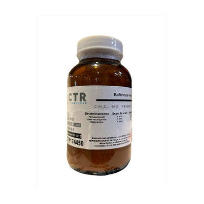52170. RAFINOSA PENTAHIDRATADA VIDRIO AMBAR 25GR - CTR