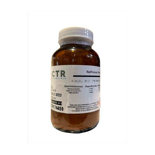 52170. RAFINOSA PENTAHIDRATADA VIDRIO AMBAR 25GR - CTR