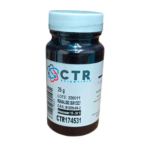51964. AZUL DE CRESIL BRILLANTE PLASTICO AMBAR 25GR - CTR