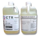 51857. HIPOCLORITO DE SODIO SOLN 6% PLASTICO 1LT (PAQUETE C/5 PIEZAS) CTR