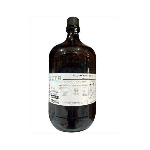 52330. ALCOHOL METILICO (METANOL) 4LT ENVASE VIDRIO - CTR