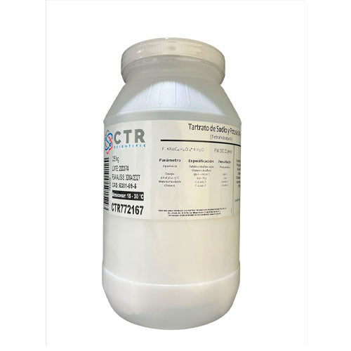 51975. TARTRATO DE SODIO Y POTASIO TETRAHIDRATADO RA PLASTICO 2.5KG - CTR