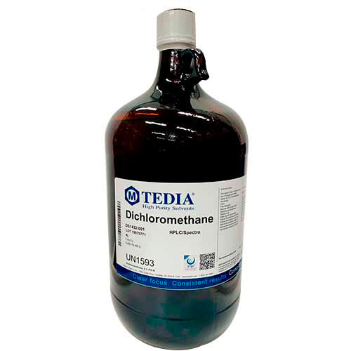50562. DICLOROMETANO (CLORURO DE METILENO) GRADO HPLC/SPECTRO FRASCO CON 4LT - TEDIA