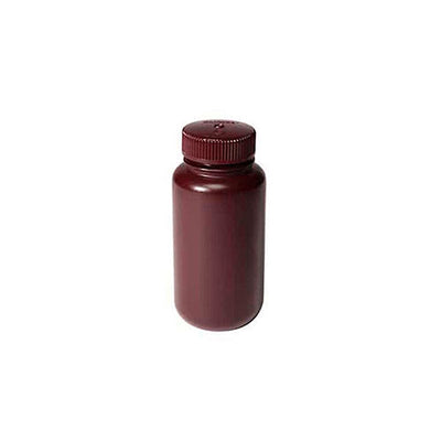 50227. FRASCO POLIETILENO ALTA DENSIDAD AMBAR BOCA ANCHA ECONOMICO C/TAPON DE ROSCA - NALGENE