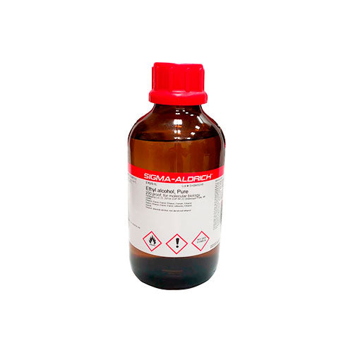 51723. ALCOHOL ETILICO (ETANOL) PURO 200° 99.45% P/BIOLOGIA MOLECULAR, ADECUADO P/EXTRACCION DE ARN Y EXTRACCION DE ADN 1LT - SIGMA-ALDRICH