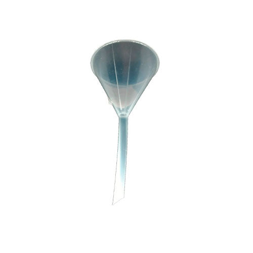 24541. EMBUDO DE FILTRACION DE POLIPROPILENO 30ML, TALLO LARGO, DIAMETRO 50MM PAQUETE C/5 PIEZAS MEGALAB