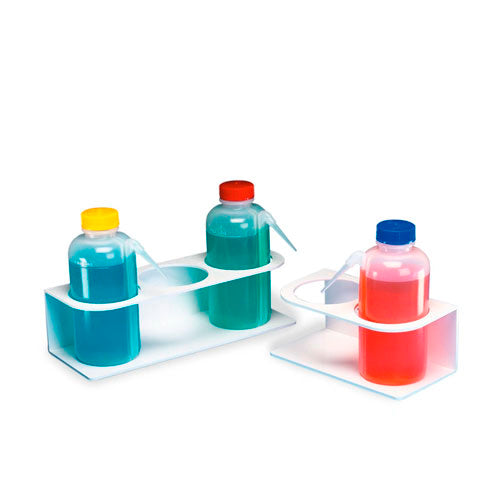 23784. SOPORTE P/3 BOTELLAS 500ML, PLASTICO ABS COLOR BLANCO DAIGGER