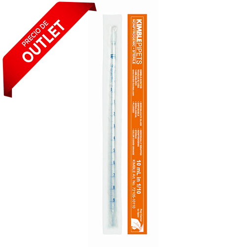 10933. PIPETA SEROLOGICA DE POLIESTIRENO 10ML/0.1ML DESECHABLE NO ESTERIL - KIMAX