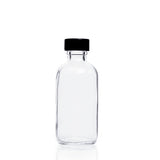 23426. FRASCO DE VIDRIO CLARO 30ML BOCA ANGOSTA C/TAPA NEGRA PAQUETE C/3 PIEZAS, 5110120V-21 KIMBLE