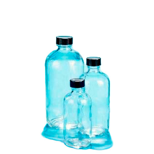 23810. FRASCO DE VIDRIO CLARO 500ML C/TAPA FENOLICA C/LINER PULPA/VINIL PAQUETE C/3 PIEZAS, 5111628V-21 KIMBLE