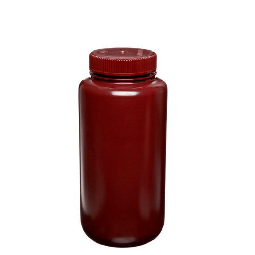 23799. FRASCO DE POLIPROPILENO 250ML AMBAR BOCA ANCHA PAQUETE C/2 PIEZAS, 301825-0250 DYNALON