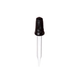 23839. GOTERO DE VIDRIO 2ML, LARGO 70MM, BULBO CONICO DE CAUCHO NEGRO PAQUETE C/20 PIEZAS, BPB002 UNITED SCIENTIFIC