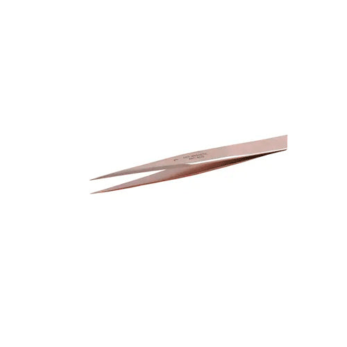 23815. PINZA DE PRECISION TIPO JOYERO ESTILO 2 FIRME, DE ACERO INOXIDABLE NO MAGNETICO, 17-302 MILTEX