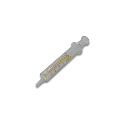 56957.  JERINGA 10ML DE VIDRIO C/GRADUACION 1-5ML MICRO-MATE