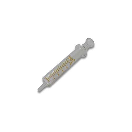 56957.  JERINGA 10ML DE VIDRIO C/GRADUACION 1-5ML MICRO-MATE