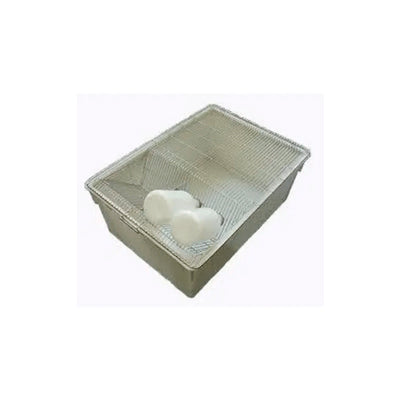 23836. CAJA DE POLICARBONATO TRANSPARENTE TIPO B P/ANIMALES, 33 X 15 X 13CM SIN TAPA TECNIPLAST
