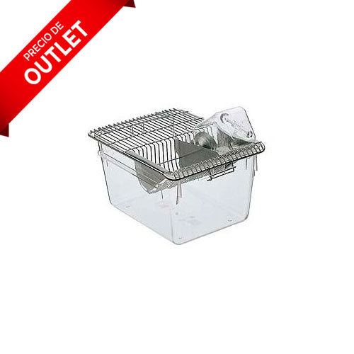 31398. CAJA DE POLICARBONATO P/ANIMALES, 16 3/4 X 10 1/2 X 7 1/16PULG, AUTOCLAVABLE SIN TAPA C/5 DAIGGER