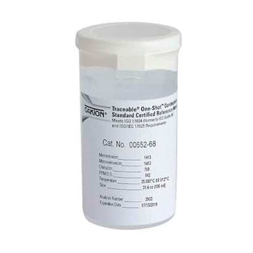 27306. STD DE CONDUCTIVIDAD/TDS 1413US/CΜ 100ML C/6 TRACEABLE OAKTON