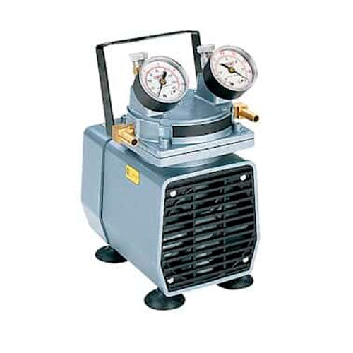 27297. BOMBA DE VACIO ALTA CAPACIDAD C/MANOMETRO, REGULADOR 2.2CFM, 25.5HG-60PSI, 115V, DAA-V715-EB GAST