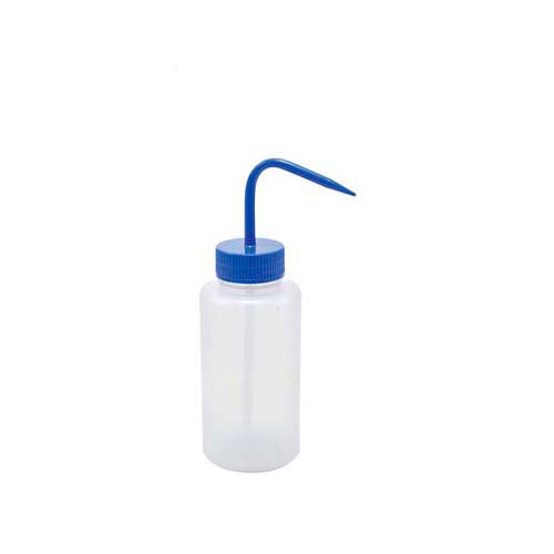 22192.  PIZETA (FRASCO LAVADOR) 250ML BOCA ANCHA SALIDA SUPERIOR C/TAPA AZUL, LDPE PAQUETE C/2 PIEZAS BEL-ART