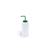 22213.  PIZETA (FRASCO LAVADOR) 1LT BOCA ANCHA SALIDA SUPERIOR C/TAPA VERDE, LDPE BEL-ART