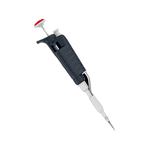 27458. MICROPIPETA MONOCANAL VOLUMEN VARIABLE 1-10UL PIPETMAN P10 C/EYECTOR DE METAL GILSON