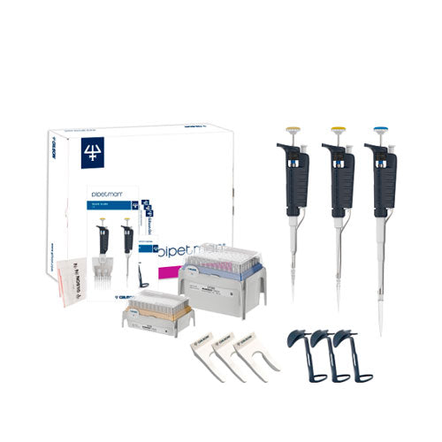 30313. MICROPIPETAS PIPETMAN KIT C/3 QUE INCLUYE P20, P200, P1000, PUNTAS D200, D1000 TIPACK GILSON