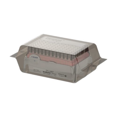 27461. PUNTAS 10UL CLARAS ESTERIL PIPETMAN DIAMOND DFL10ST TIPACK C/FILTRO C/960 GILSON