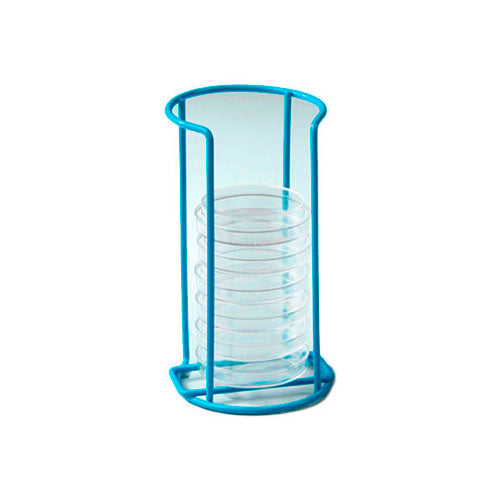 23717. SOPORTE P/30 CAJAS PETRI 60MM, ALAMBRE EPOXY COLOR AZUL BEL-ART