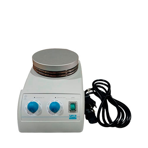 31161. PARRILLA (PLACA) DE CALENTAMIENTO C/AGITACION, TEMPERATURA HASTA 370°C, 100-1500RPM, 115V 60HZ VELP