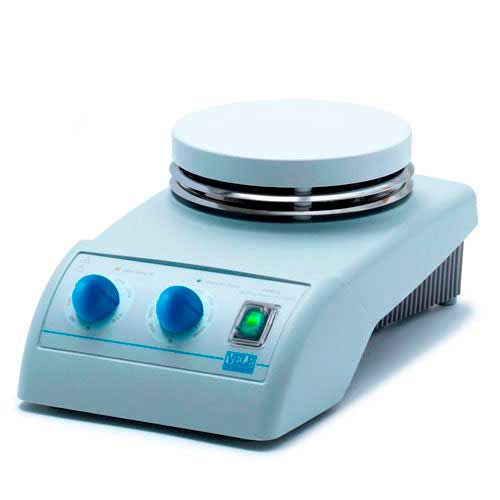 24769. AGITADOR DE PLACA CALIENTE ALEACION DE ALUMINIO, 1500RPM AGITACION HASTA 20LT TERMORREGULADOR 115V/60HZ VELP