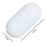 5128. BARRA MAGNETICA POLIGONO DE TEFLON 27 X 57MM GIGANTE BLANCA SIN ANILLO - BEL-ART