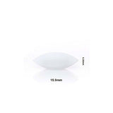 5183. BARRA MAGNETICA FORMA HUEVO DE TEFLON 6.35 X 15.9MM BLANCA - BEL-ART