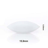 5183. BARRA MAGNETICA FORMA HUEVO DE TEFLON 6.35 X 15.9MM BLANCA - BEL-ART