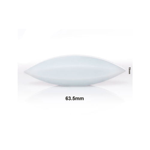 5186. BARRA MAGNETICA FORMA HUEVO DE TEFLON 19 X 63.5MM BLANCA - BEL-ART