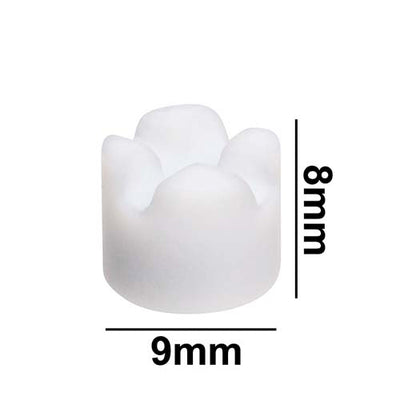 50536. BARRA MAGNETICA DE TEFLON P/CELDAS 8 X 9MM BLANCA - BEL-ART