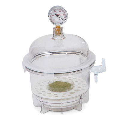 30386. DESECADOR DE POLICARBONATO 6LT P/VACIO, TRANSPARENTE REDONDO BEL-ART