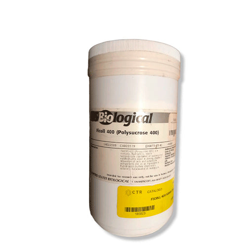 23454. FICOLL 400 (POLISACAROSA 400) 500GR US BIOLOGICAL